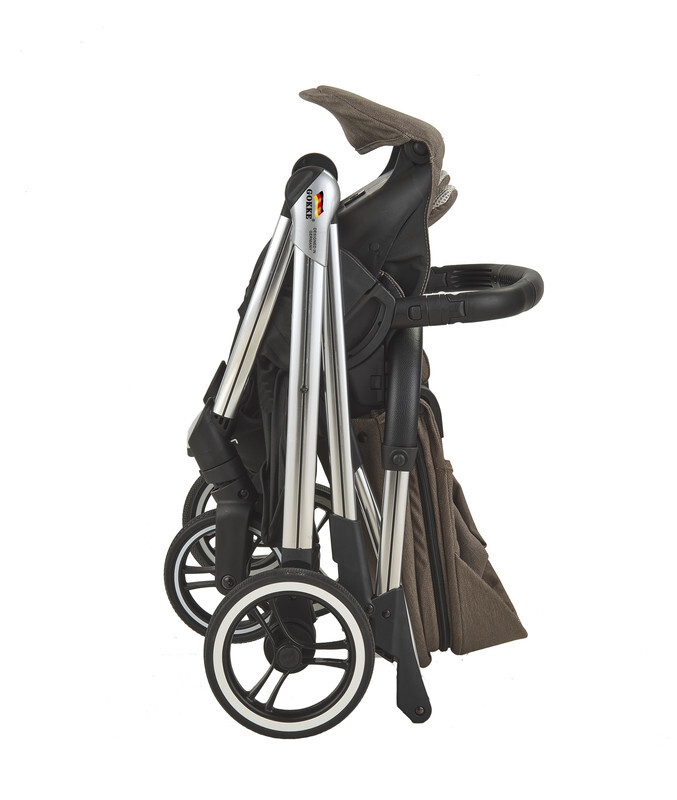 GOKKE-REVERSIBLE BABY STROLLER - Brown