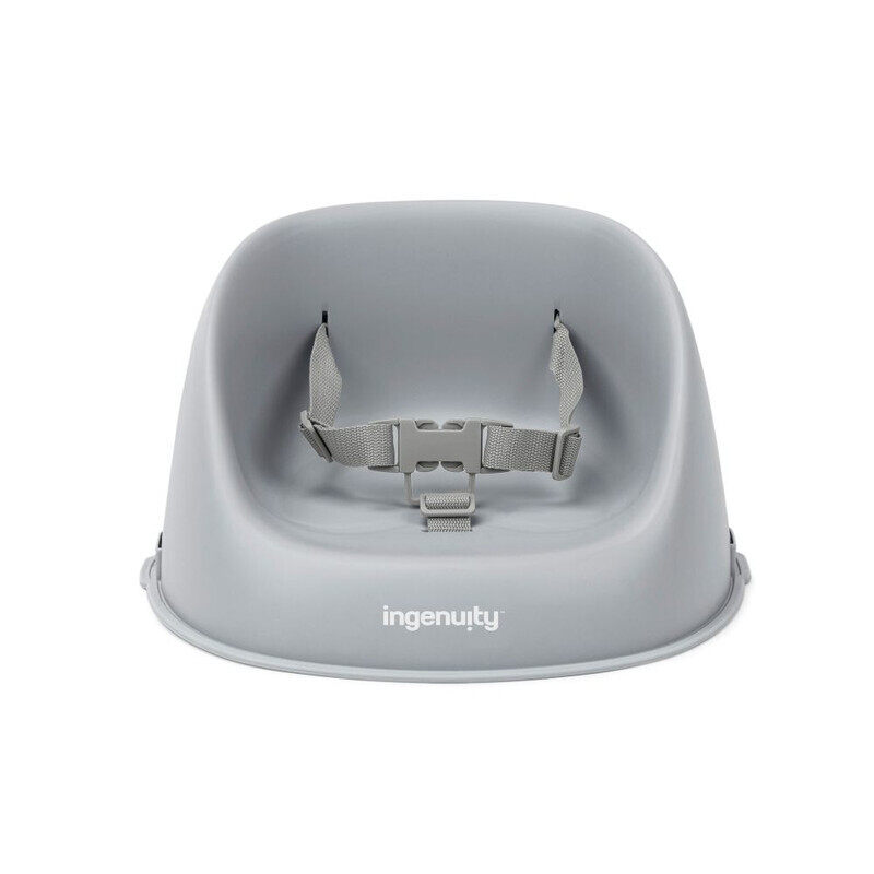 

Ingenuity My Spot Booster Seat, lightweight, easy clean, fits most chairs, grey (6 to 36 months)