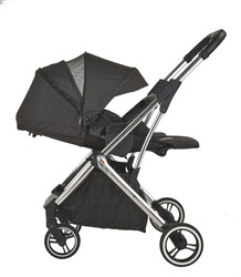 GOKKE-REVERSIBLE BABY STROLLER - Black