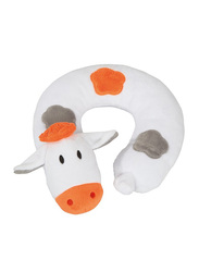 Tigex Zaola Polyester Head Support Pillow, White/Orange/Grey