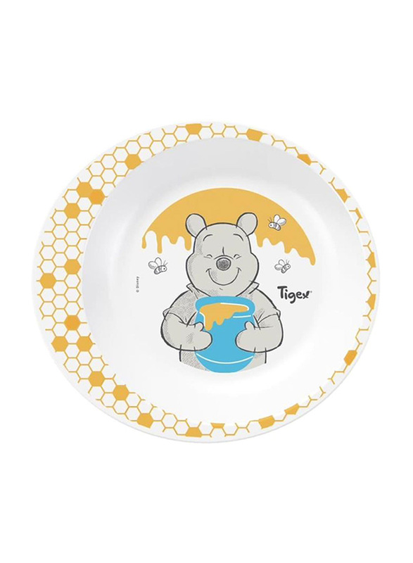 Tigex 4-Piece Winnie the Pooh Feeding Set, White/Yellow