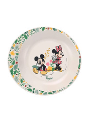 Tigex Mickey & Minnie Microwave Plate, 6+ Months, White/Green/Yellow