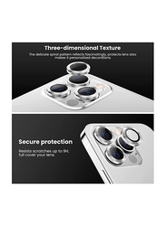 Yuwell Apple iPhone 13 Pro/Pro Max Tempered Glass Camera Lens Protector, Silver