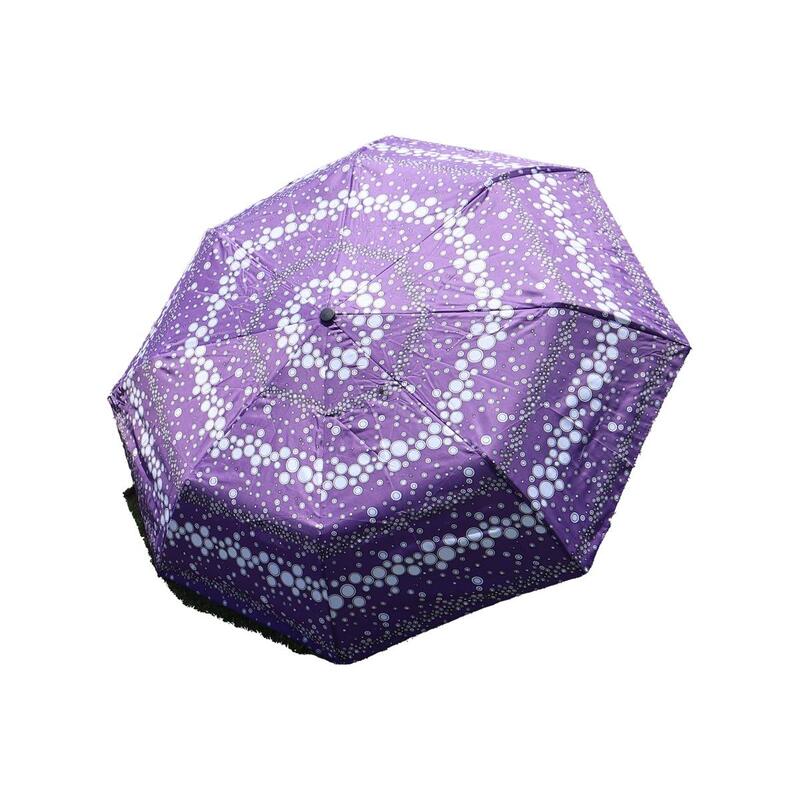 Windproof Large Umbrella For Rain Automatic Open Wind Resistant Umbrellas For Adult Men And Women Travel Umbrella Auto Open For Windproof, Rainproof & UV Protection Purple/White