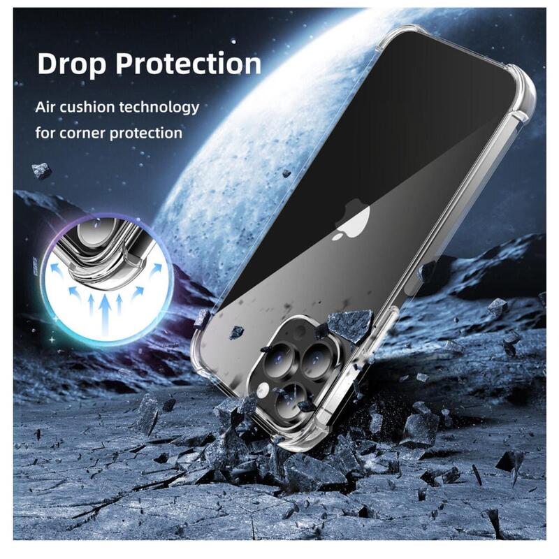 iPhone 14 Pro Case Clear 6.1 inch Anti-Yellowing iPhone 14 Pro Cover Transparent Slim Thin Crystal Clear Phone Case Shockproof Protective Bumper Protection iPhone Case Cover For Apple iPhone