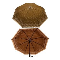 Windproof Large Umbrella For Rain Automatic Open Wind Resistant Umbrellas For Adult Men And Women Travel Umbrella Auto Open For Windproof, Rainproof & UV Protection Brown/White