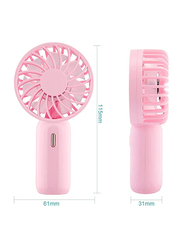Yuwell Portable Mini Battery Fan, Pink