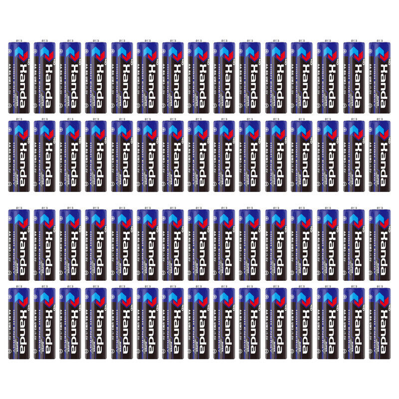 

Yuwell 60-Pack AA Battery Alkaline High-Performance Batteries 1.5 Volt