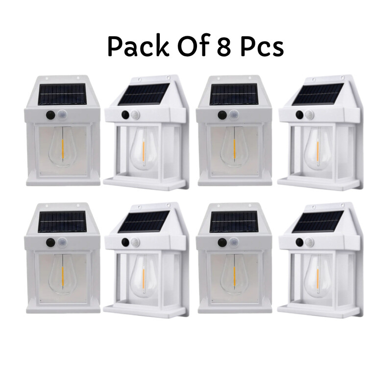 

Yuwell Pack Of 8 Pcs Solar Outdoor Light Solar Motion Sensor Security Lights With 3 Lighting Modes Wireless Solar Wall Lights Waterproof Solar Powered Bulb L