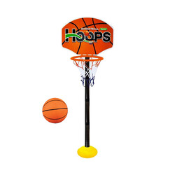 Mini Basketball Hoop Set Sturdy Base With Adjustable Stand Kids Basketball Stand Goal Toy Set With Ball And Pump For Different Age Kids Indoor And Outdoor Activity Game Basketball Hoop Stand 132CM