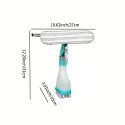 4-in-1 Cleaning Brush With Water Spray Function Can Be Used To Scrape Water Scrape Glass Clean Mirrors Brush Spray Bottles Of Disinfectant Water And Sterilize Window Squeegee Cleaning Glass Wiper