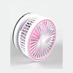 Desktop Fan Foldable Fan With LED Light Type-C Charging Folding Fan Portable Cooler Fan Low Noise Air Cooling Fan For Home Desk And Office