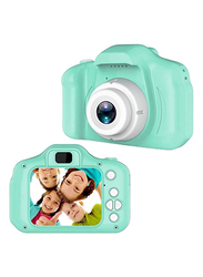 Yuwell Shockproof Mini Kids Camera with Soft Silicone Shell, Green, 4+ Years