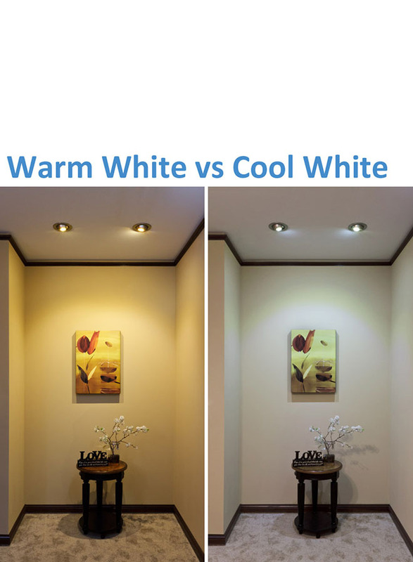 HippoLED Ceiling Indoor LED Light, 10W, 3K, DEK 212, Warm White