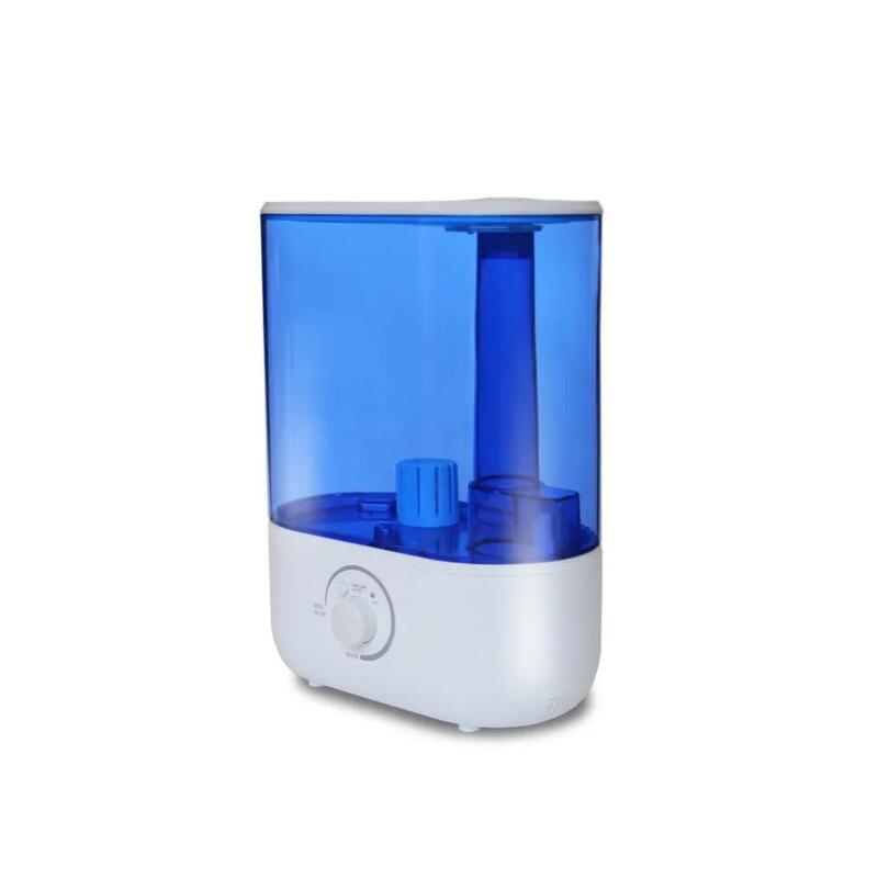 Ultrasonic Humidifiers For Bedroom Top Fill 5.5L Supersized Cool Mist Humidifier With Oil Diffuser Quiet Ultrasonic Aroma Humidifiers For Home Large Room, Baby Nursery And Plants Blue/White