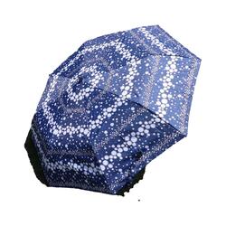 Windproof Large Umbrella For Rain Automatic Open Wind Resistant Umbrellas For Adult Men And Women Travel Umbrella Auto Open For Windproof, Rainproof & UV Protection Blue/White