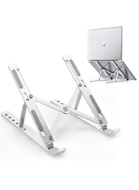 

Yuwell Laptop Stand For Desk Aluminum Notebook Stand For Laptop Riser Holder Notebook Stand Compatible with MacBook Air Pro, Dell, HP, Lenovo Samsung, Alienw