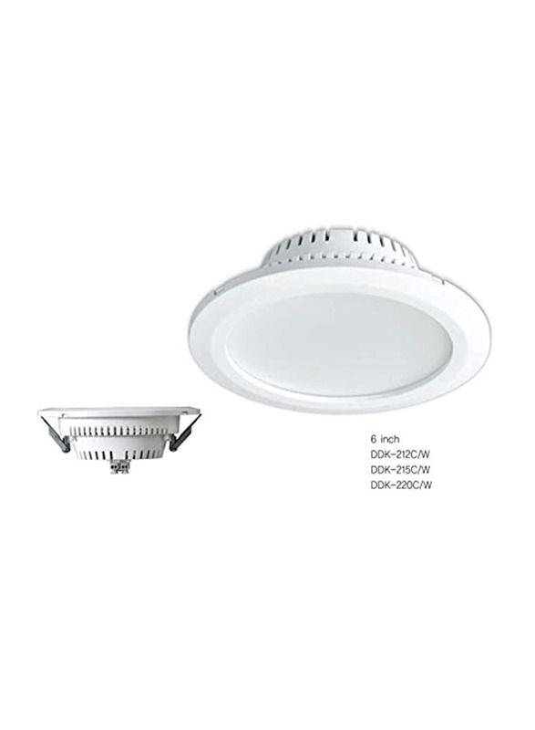 HippoLED 6-Inch Down Indoor LED Light, 12W, 6500K, DDK 212, Cool White