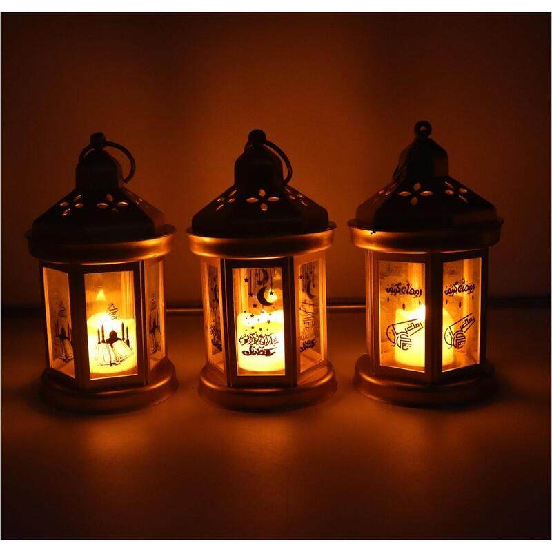 

Yuwell 12 Pcs Ramadan Lantern Ramadan Decoration Light Eid Decoration Lantern For Indoor And Outdoor Use