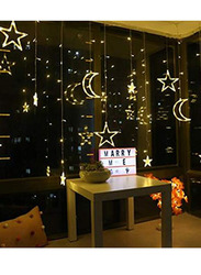 HippoLED Ramadan Indoor/Outdoor Light Star and Moon Shaped Decoration for House Wedding Party, Multicolour