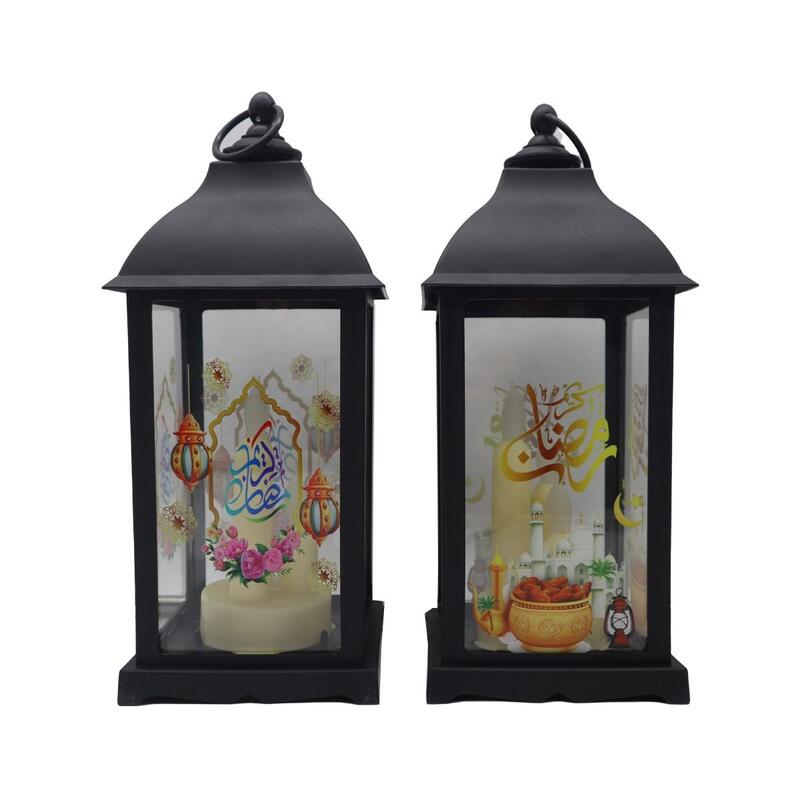 2 Pcs Ramadan Lantern Ramadan Decoration Light Eid Decoration Lantern For Indoor And Outdoor Use