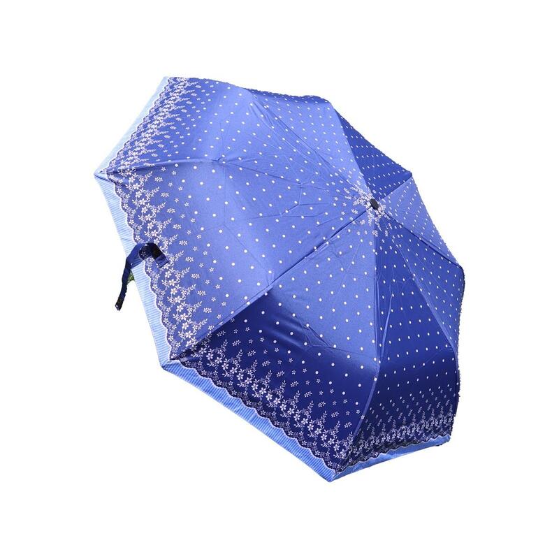 Windproof Large Umbrella For Rain Automatic Open Wind Resistant Umbrellas For Adult Men And Women Travel Umbrella Auto Open For Windproof, Rainproof & UV Protection Blue/White