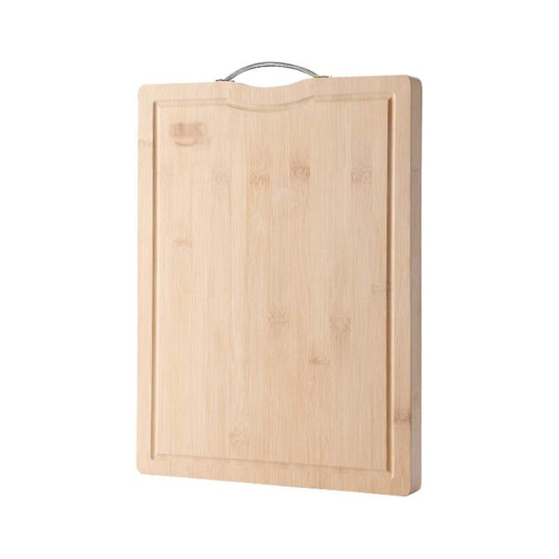 

Yuwell Bamboo Cutting Boards For Kitchen Wooden Cutting Board For Chopping Meat, Vegetables, Fruits, Cheese, Knife Friendly Serving Tray With Handles 50X35CM