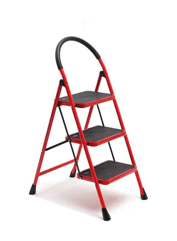 

Yuwell 3 Steps Ladder Folding Step Stool With Anti Slip Sturdy And Wide Pedal Lightweight Portable Multi Use Stepladder For Home And Kitchen Foldable Ladder