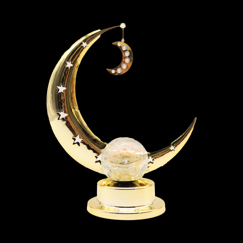 Moon Lamp Led Iron Moon Lamp Ball Lamp Muslim Festival Decorative Lamp Bedroom Table Lamp For Ramadan And Eid Decoration Light