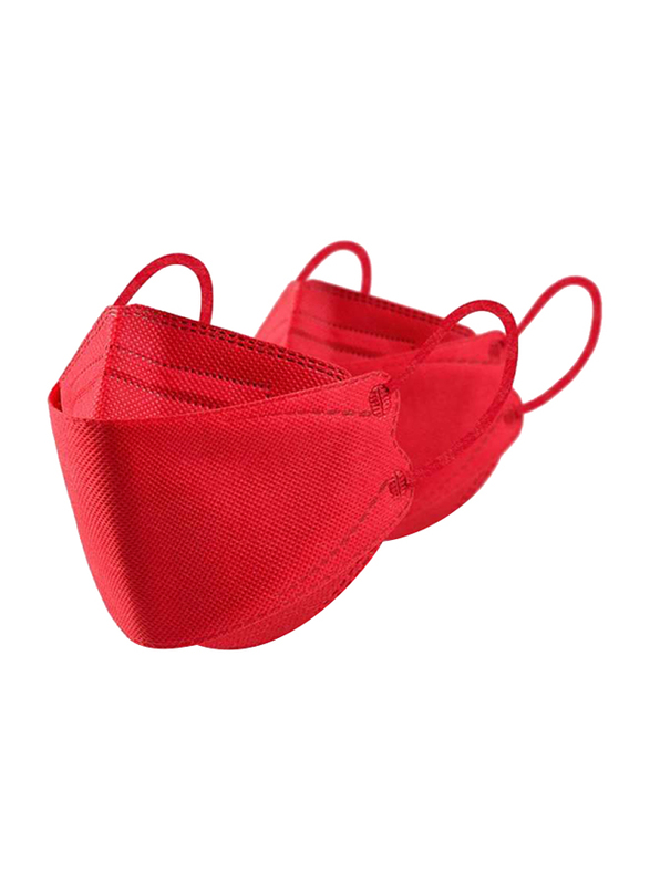 MedOne KF94 Protective Face Mask, Red, 30 Pieces