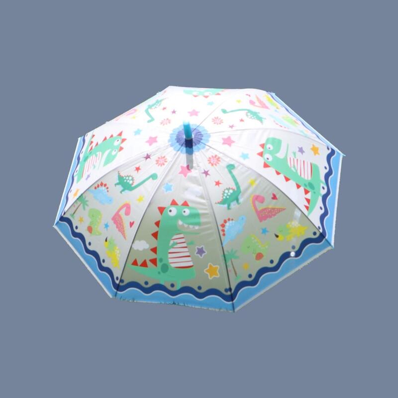 Windproof Kids Umbrella For Rain Automatic Open Wind Resistant Umbrellas For Kids Travel Umbrella Auto Open For Windproof, Rainproof & UV Protection Multicolour