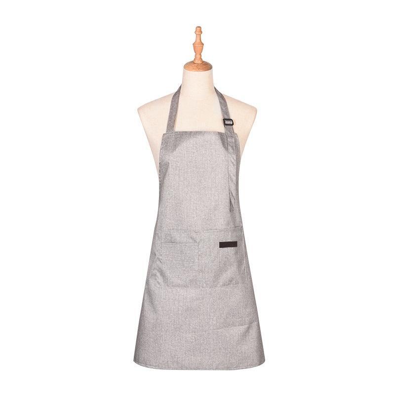 Polyester Cooking Apron Adjustable Kitchen Apron Soft Waterproof Stainproof Chef Apron With Pocket For Women And Men Oil Proof Apron Artsy Leafy