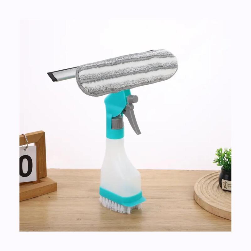 4-in-1 Cleaning Brush With Water Spray Function Can Be Used To Scrape Water Scrape Glass Clean Mirrors Brush Spray Bottles Of Disinfectant Water And Sterilize Window Squeegee Cleaning Glass Wiper