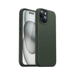 iPhone 15 Plus Case Silicone Phone Case Shockproof Protective Case Cover Anti-Scratch Microfiber Lining 4 Layers Ultra Slim iPhone Case 6.7 Inch iPhone 15 Plus Silicone Case Dark Green