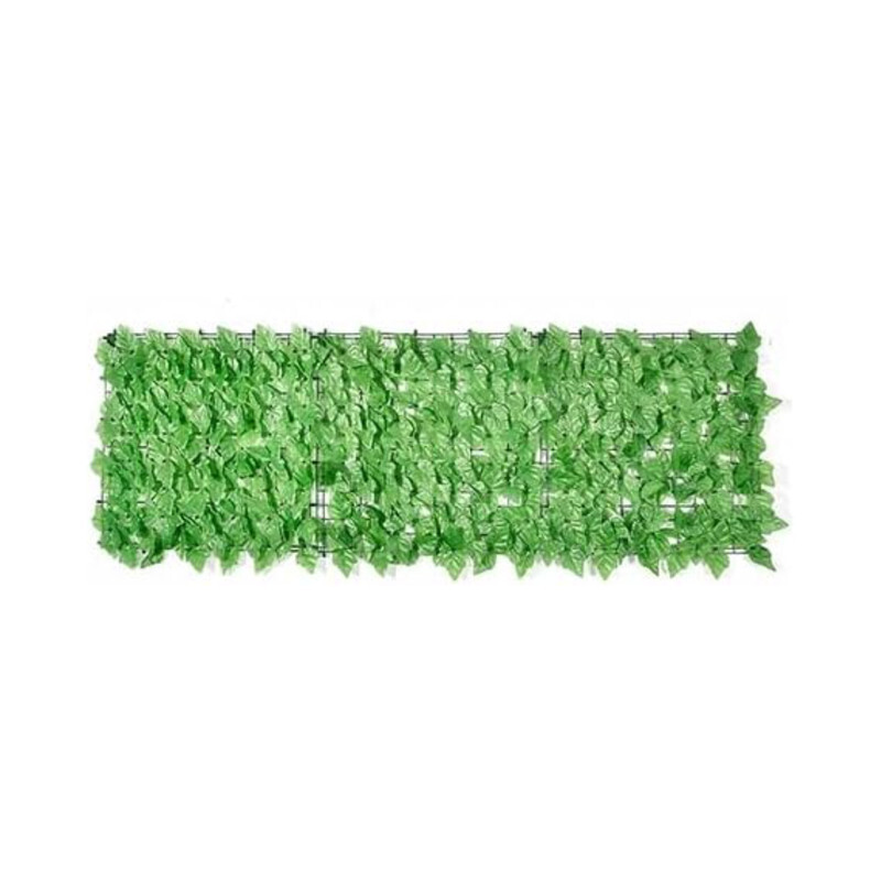 Fence Privacy Screen Artificial Leaf Faux Ivy Expandable Stretchable Privacy Fence Screen Leaf Garden For Balcony Patio Outdoor, Decorative Faux Ivy Fencing Panel 48HX6W Inch Expanded Size 12X72 Inch