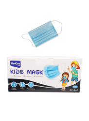 MedOne Plus 3-Layer Protective Disposable Face Mask for Kids, Blue, 50 Pieces