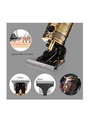 Yuwell Upgraded LED Display Hair Trimmer & Beard Clippers for Men, Gold