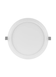 HippoLED 6-Inch Round Panel Down Indoor LED Light, 12W, 6500K, Cool White
