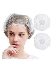 200 Pcs Disposable Shower Caps, Larger And Thicker Waterproof Elastic Hair Bath Cap, Clear Plastic Hair Caps For Women Men, Spa, Home Use, Hotel And Hair Salon, Beauty, Portable Travel Hair Net