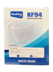 MedOne KF94 Protective Face Mask, White, 50 Pieces
