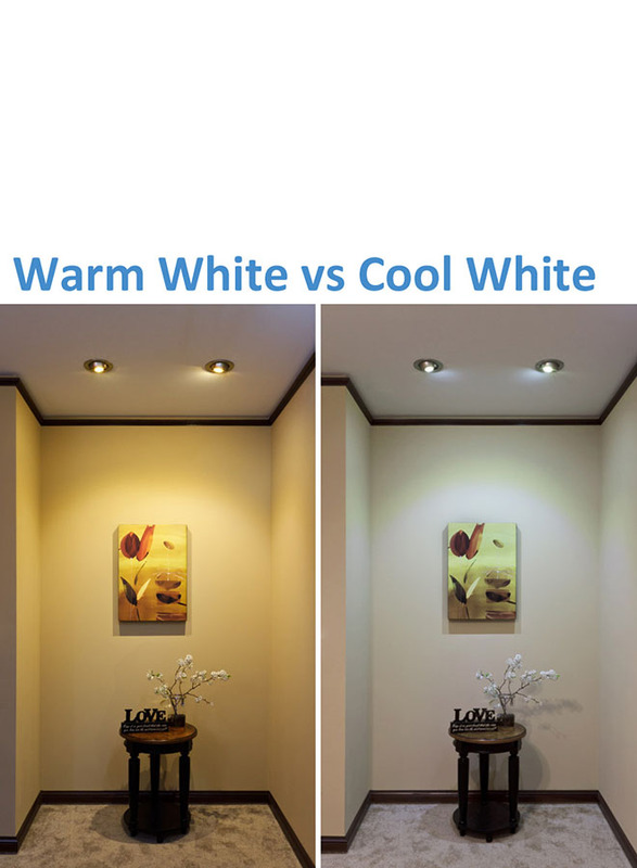 HippoLED Ceiling Indoor LED Light, 10W, 3K, DEK 215, Warm White