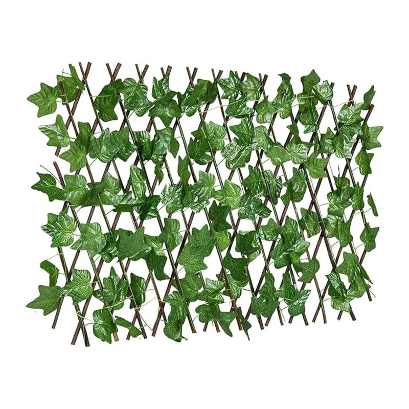 Fence Privacy Screen8 Artificial Leaf Faux Ivy Expandable Stretchable Privacy Fence Screen Leaf Garden For Balcony Patio Outdoor, Decorative Faux Ivy Fencing Panel Size 120X45CM Expanded Size 270X30CM