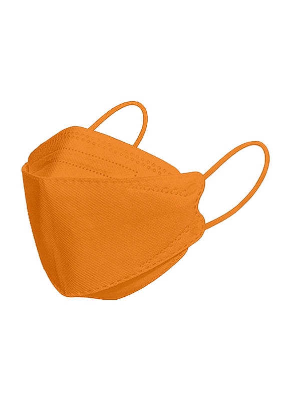 MedOne KF94 Protective Face Mask, Orange, 10 Pieces