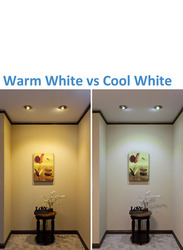 HippoLED 4-Inch Square Down Indoor LED Light, 10W, 3000K, DDLS 210, Cool White