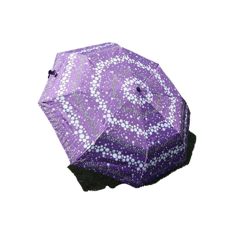 Windproof Large Umbrella For Rain Automatic Open Wind Resistant Umbrellas For Adult Men And Women Travel Umbrella Auto Open For Windproof, Rainproof & UV Protection Purple/White