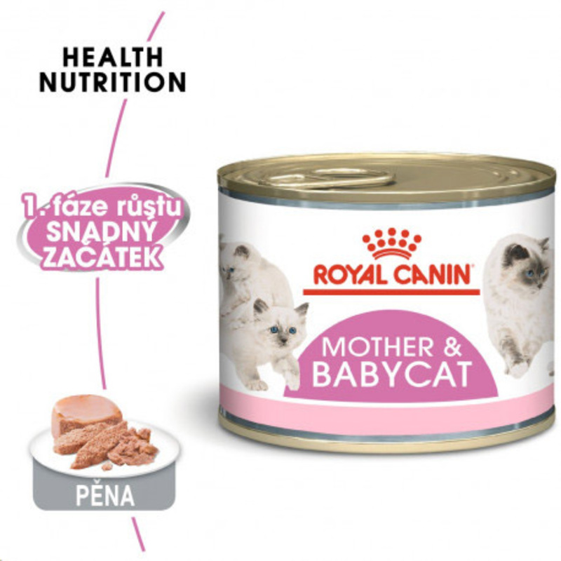 Royal Canin First Age Mother and Baby Cat Dry Food, 12 Can x 195g