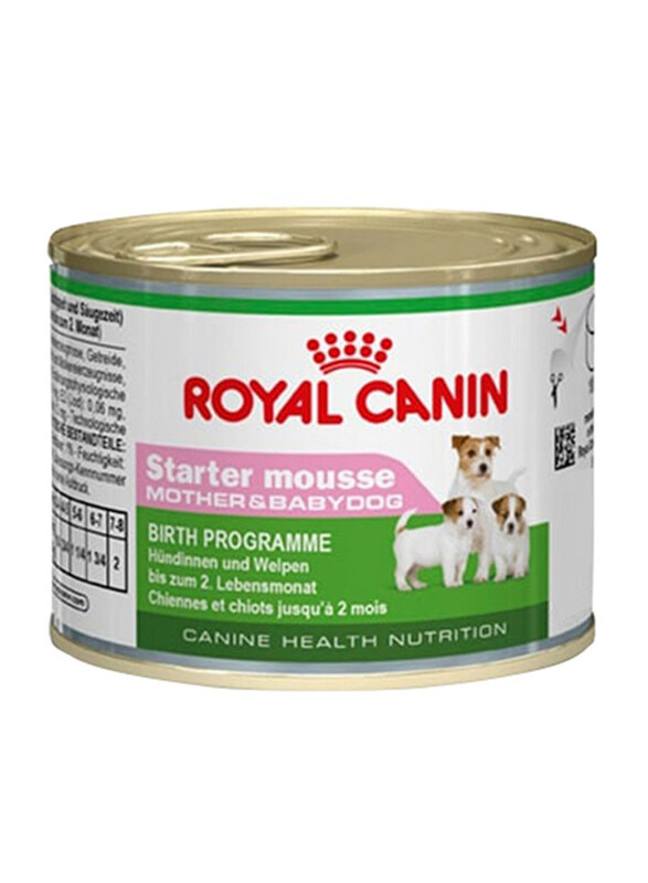 

Royal Canin Starter Mousse Wet Dog Food Cans, Up to 2 Months, 195g