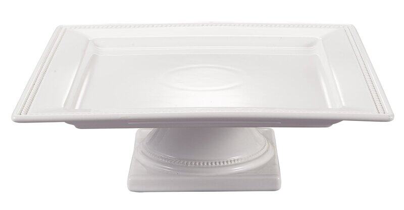 

ORCHID 12.6" EMBOSSED CAKE STAND