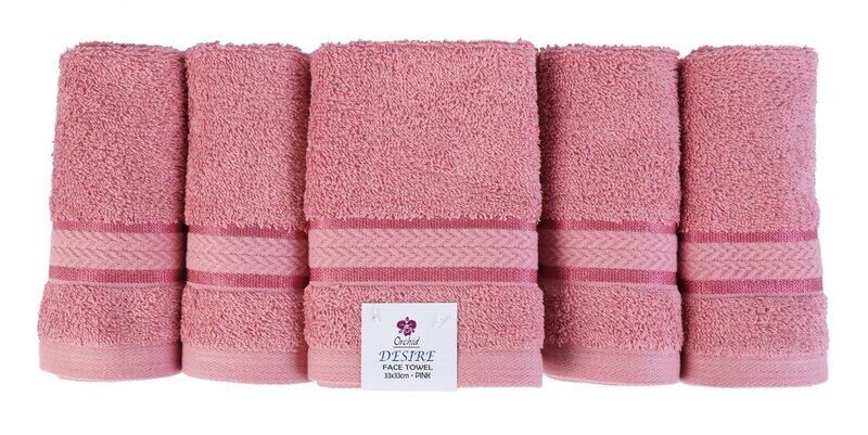 

ORCHID DESIRE FACE TOWEL 30X30CM PINK