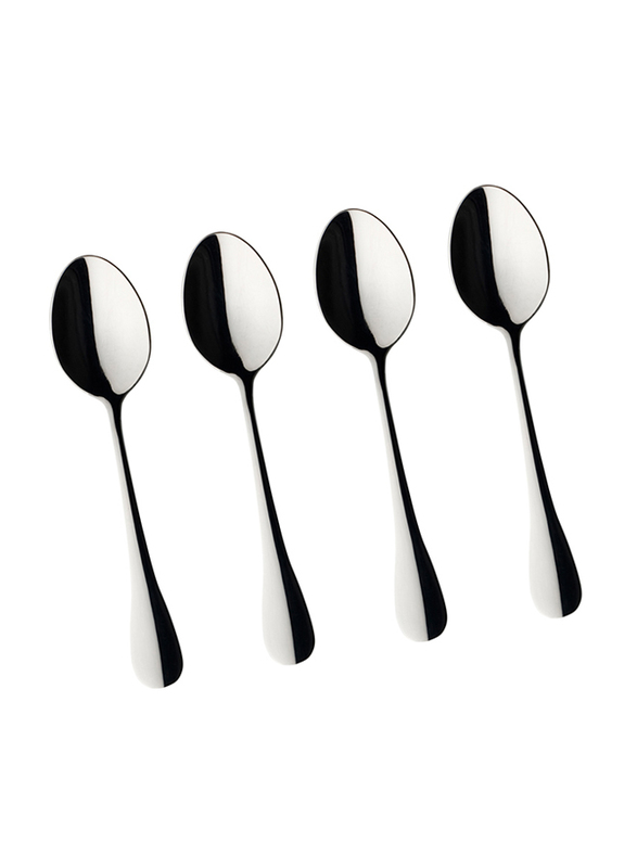 Taylor's Eye Witness 4-Piece Maple Stainless Steel Coffee Spoons, BST013, Silver